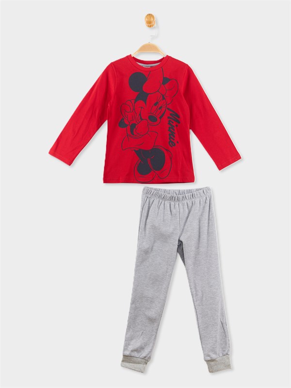 Disney Minnie Lisanslı Çocuk Pijama Takımı 19853