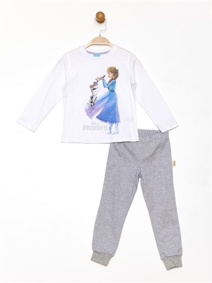 Disney Frozen Lisanslı Çocuk Pijama Takımı 19856