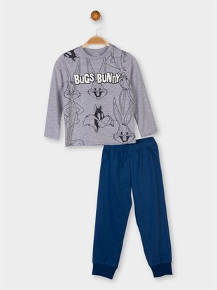 Looney Tunes Lisanslı Erkek Çocuk Baskılı Pijama Takımı 21030