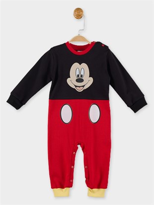 Mickey Mouse Lisanslı Bebek Patiksiz Tulum 19971