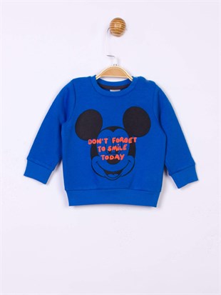 Mickey Mouse Lisanslı Bebek Sweatshirt 18334