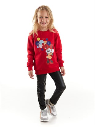 Minnie Mouse Lisanslı Çocuk Sweatshirt 20166