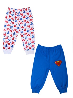 Superman Lisanslı 2'li Patiksiz Pantolon 18444